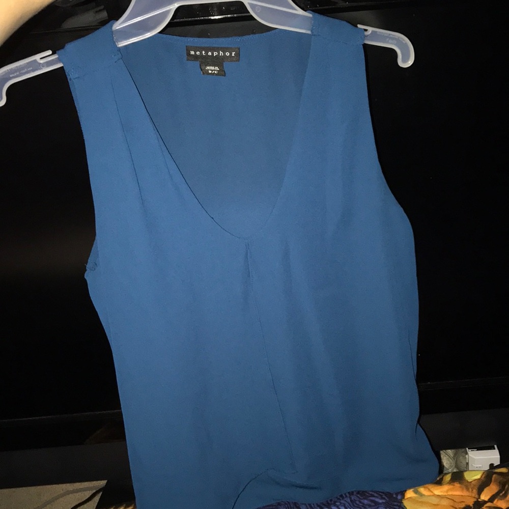 Blue Metaphor Blouse